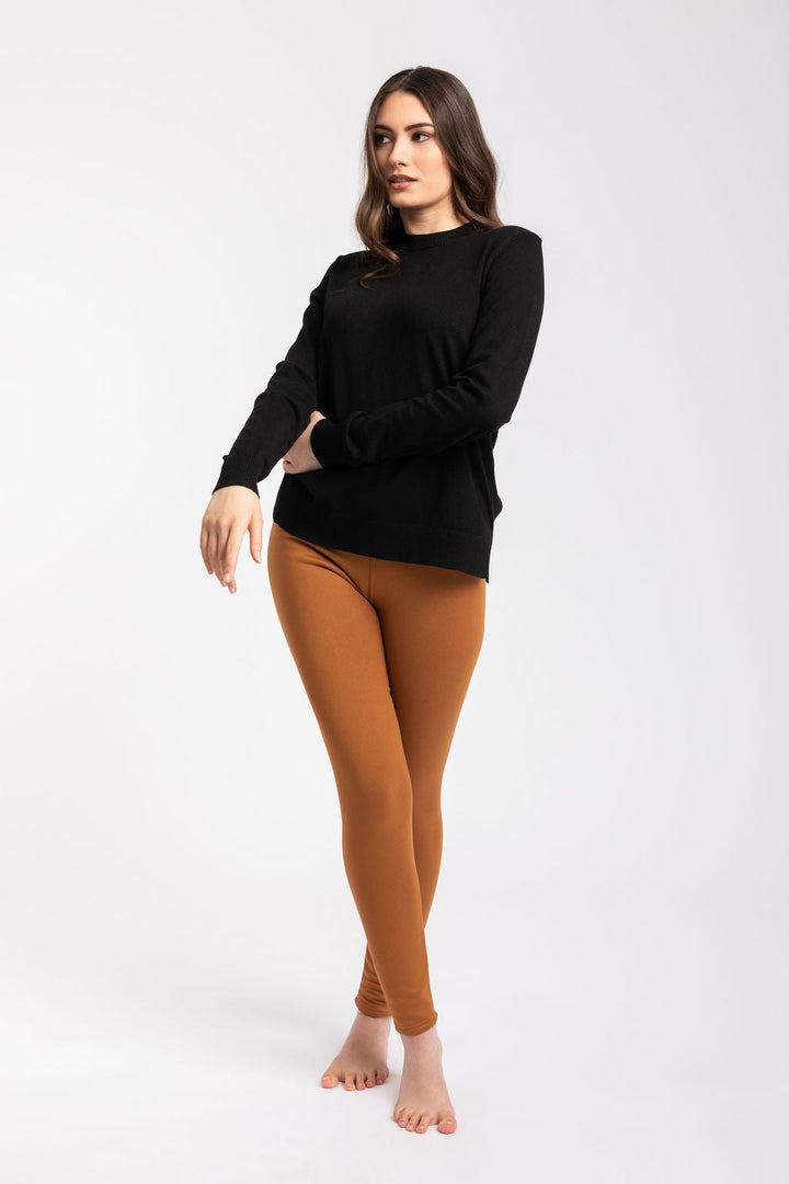 Caramel - Cozy Lined Leggings