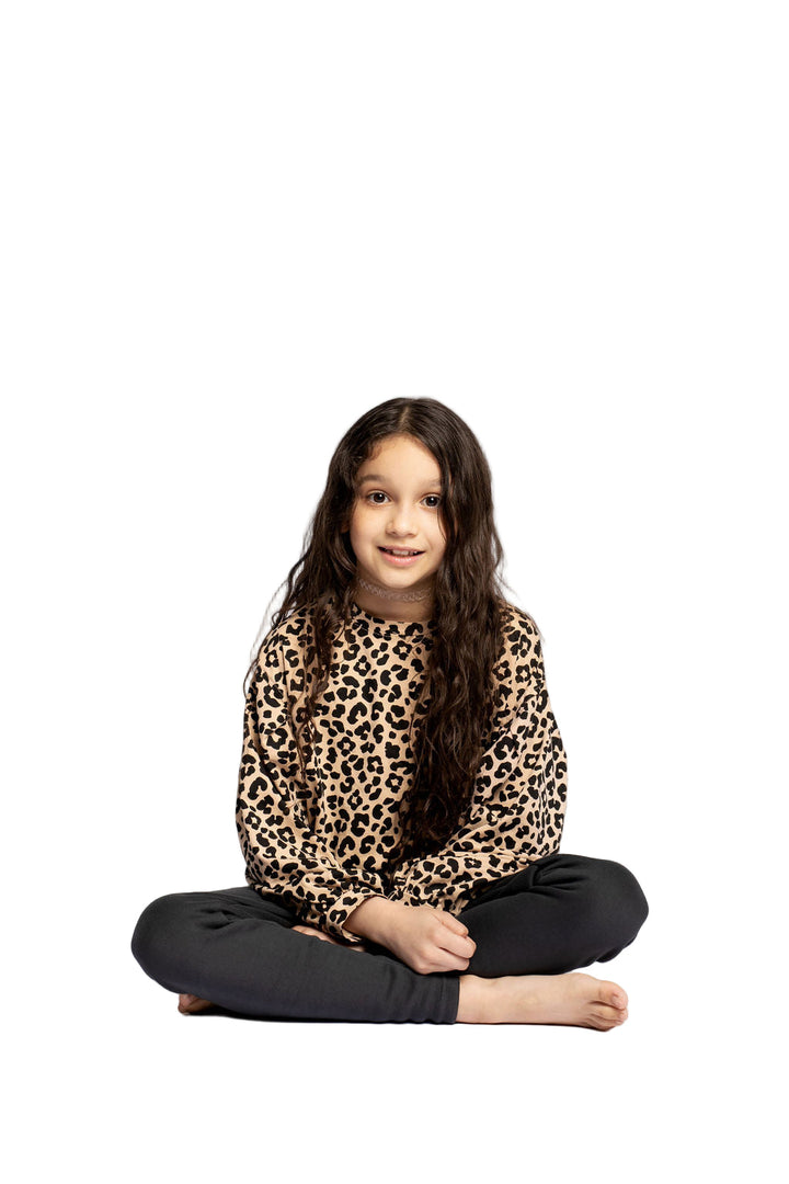 Black Kid's - Cozy Lined Leggings