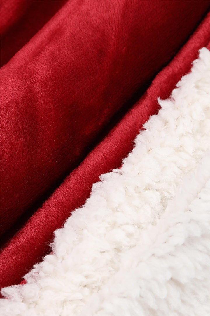 Red - Sherpa Blanket