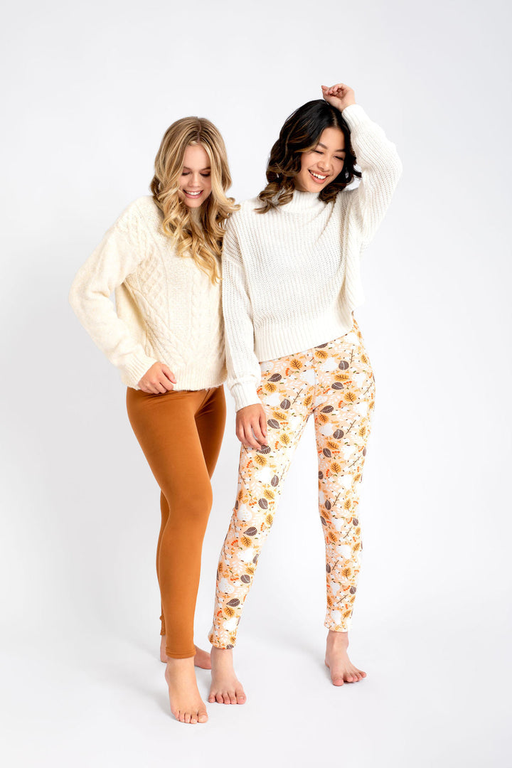 Caramel - Cozy Lined Leggings