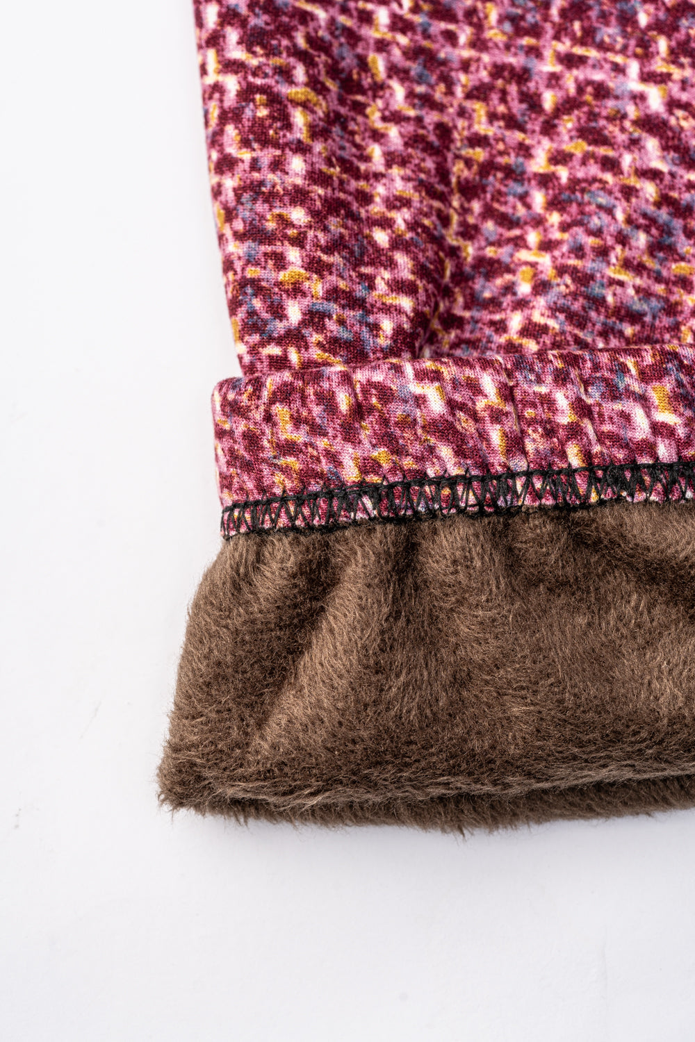 Magenta Tartan - Cozy Lined Leggings