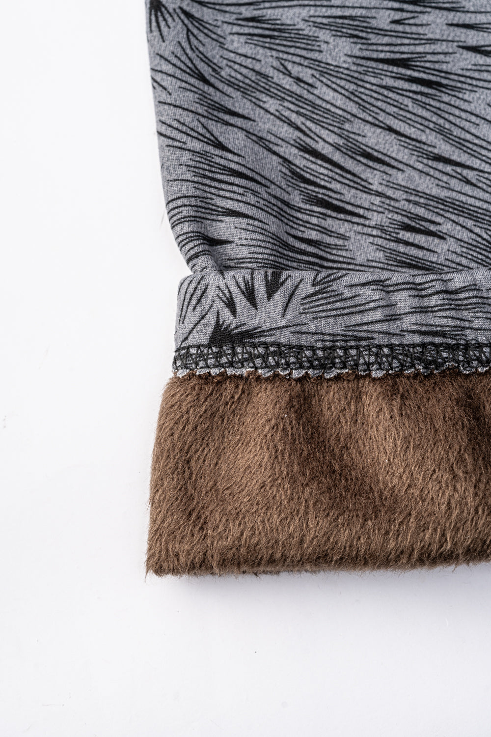 Printed Lines - Cozy Lined Leggings