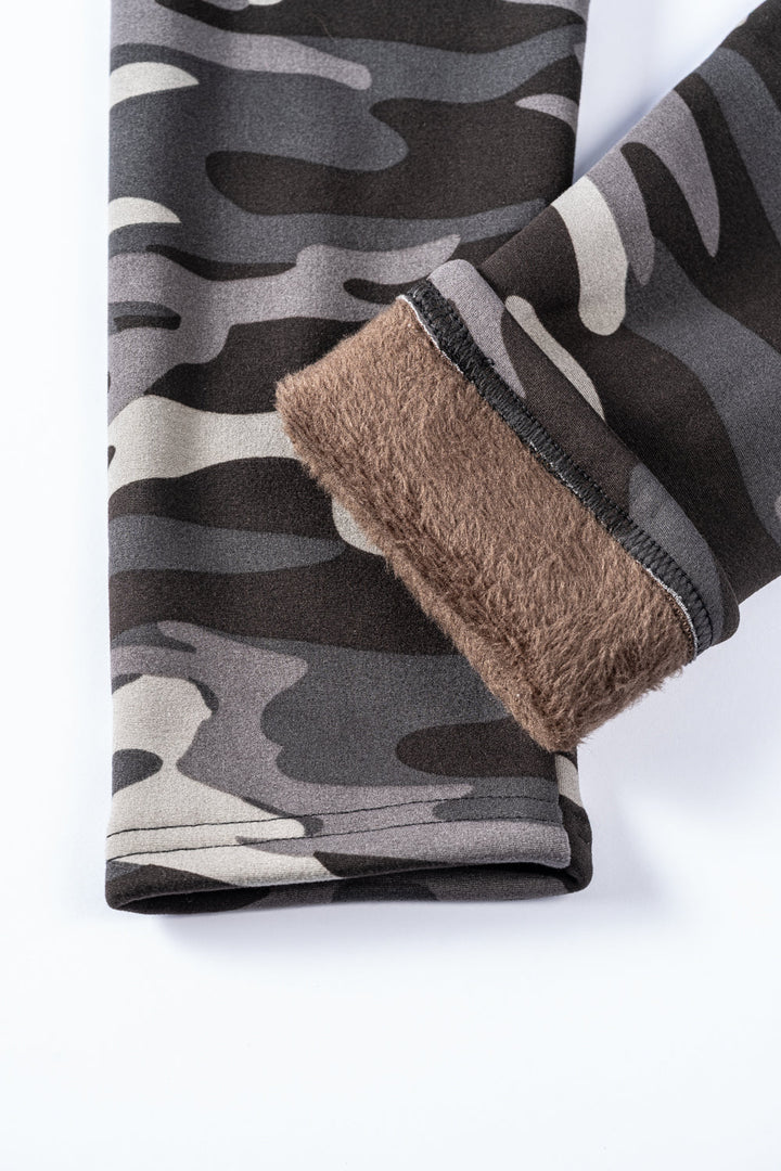 Camouflage - Cozy Lined Leggings
