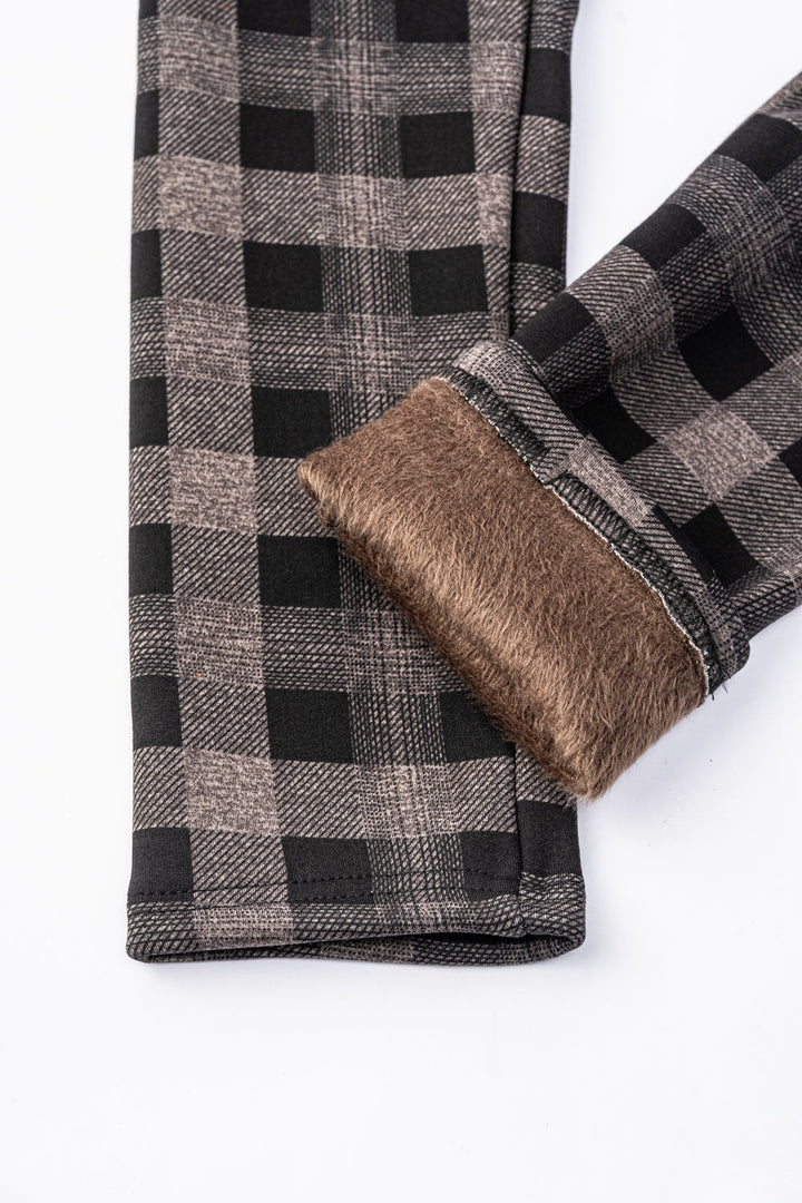 Irish Squares - Cozy Lined Leggings