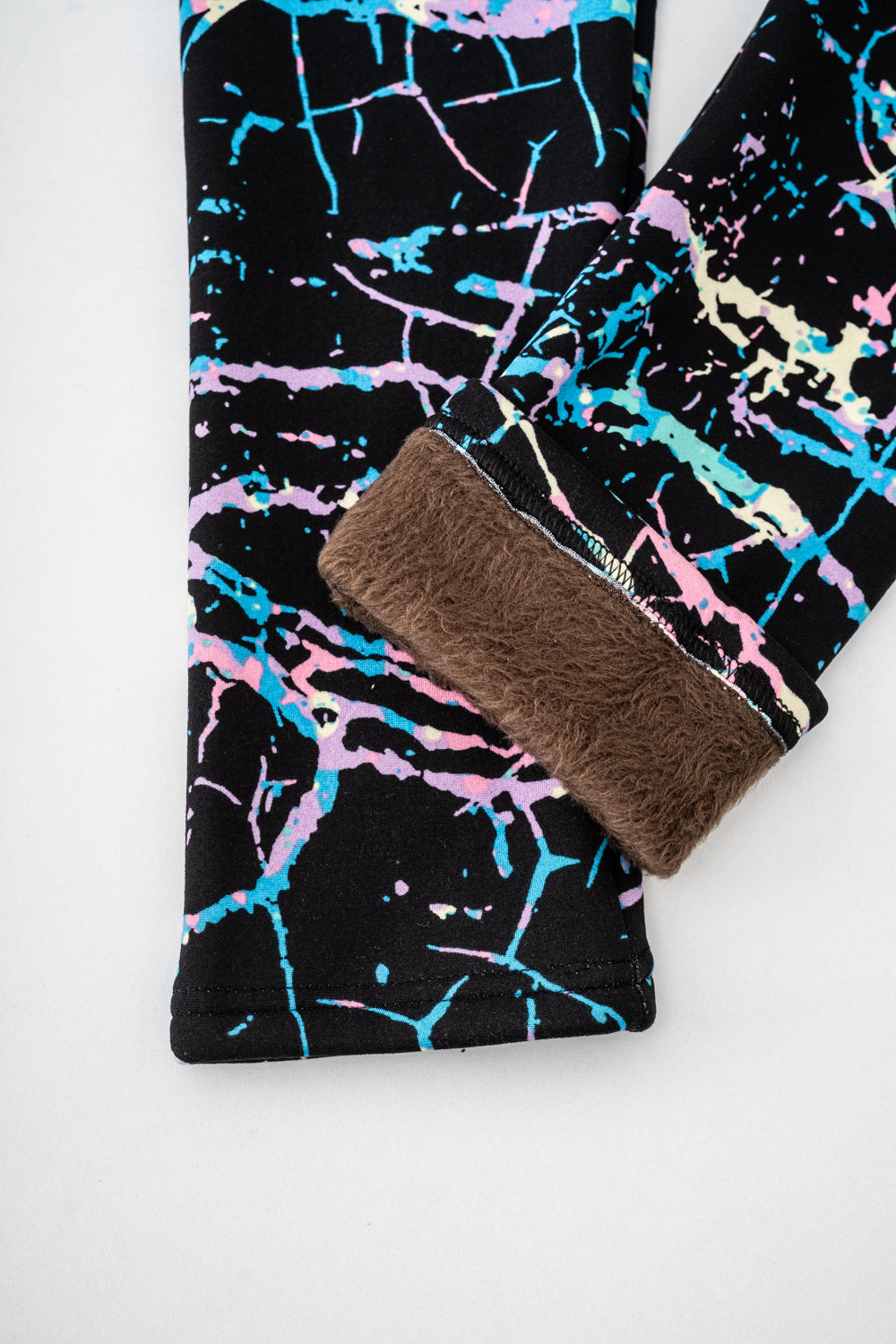 Neon Splatter - Cozy Lined Leggings