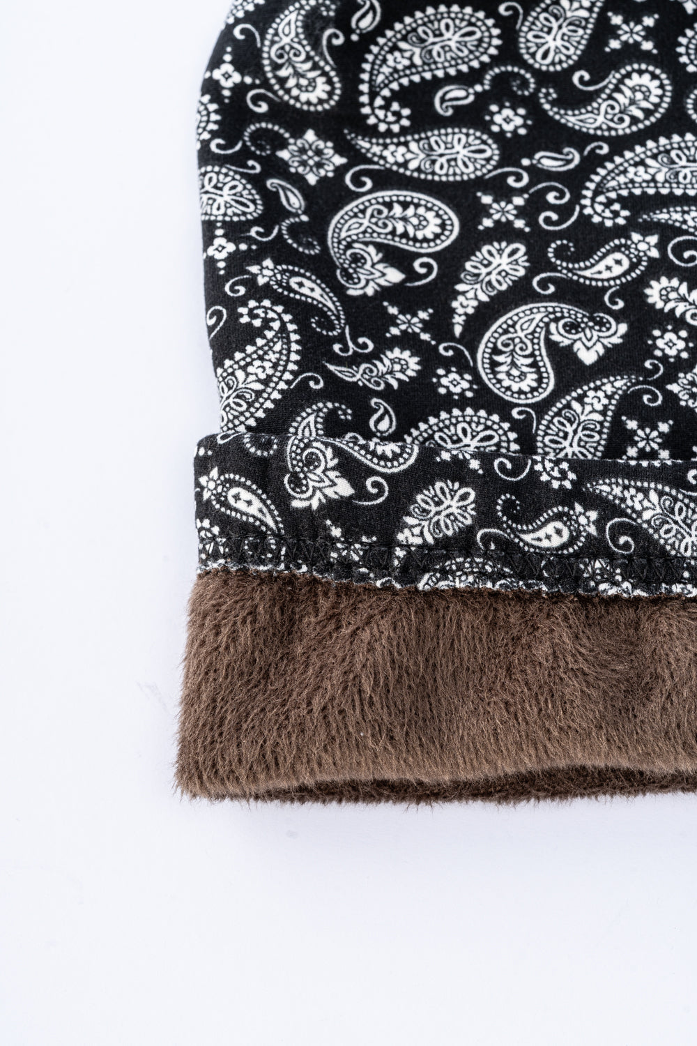 B&W Paisley - Cozy Lined Leggings