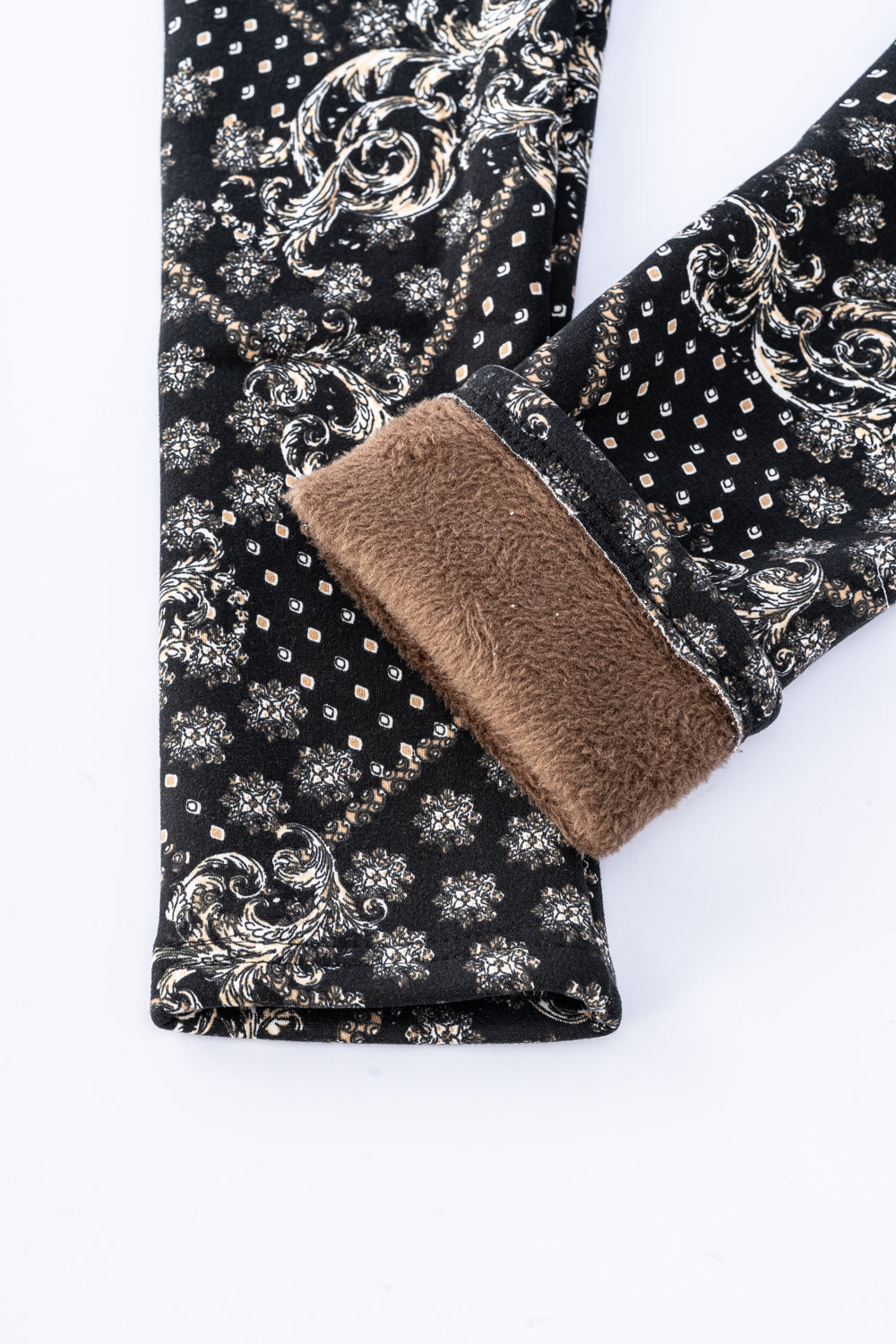 Royal B&W - Cozy Lined Leggings