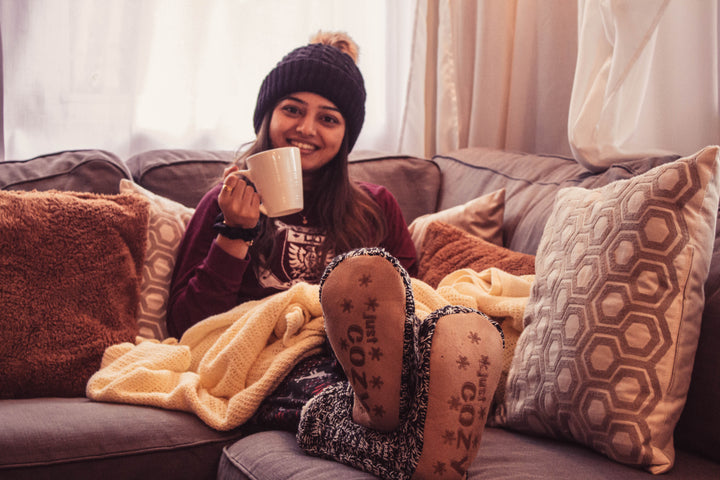 Black & White - Cozy Slipper Socks