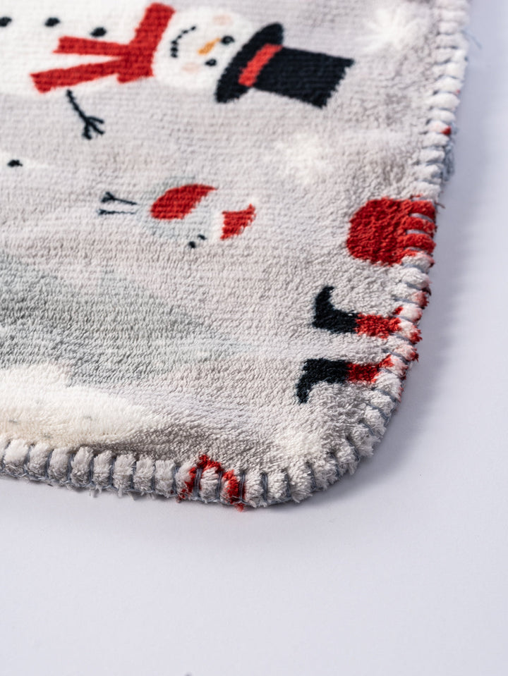 Cuddly Snowman - Sherpa Blanket