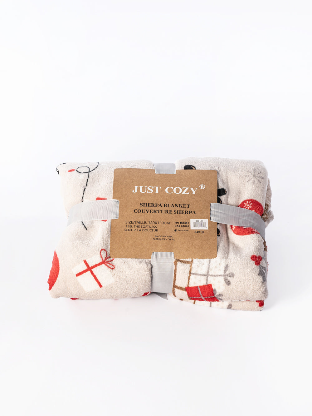Cozy Claus - Sherpa Blanket
