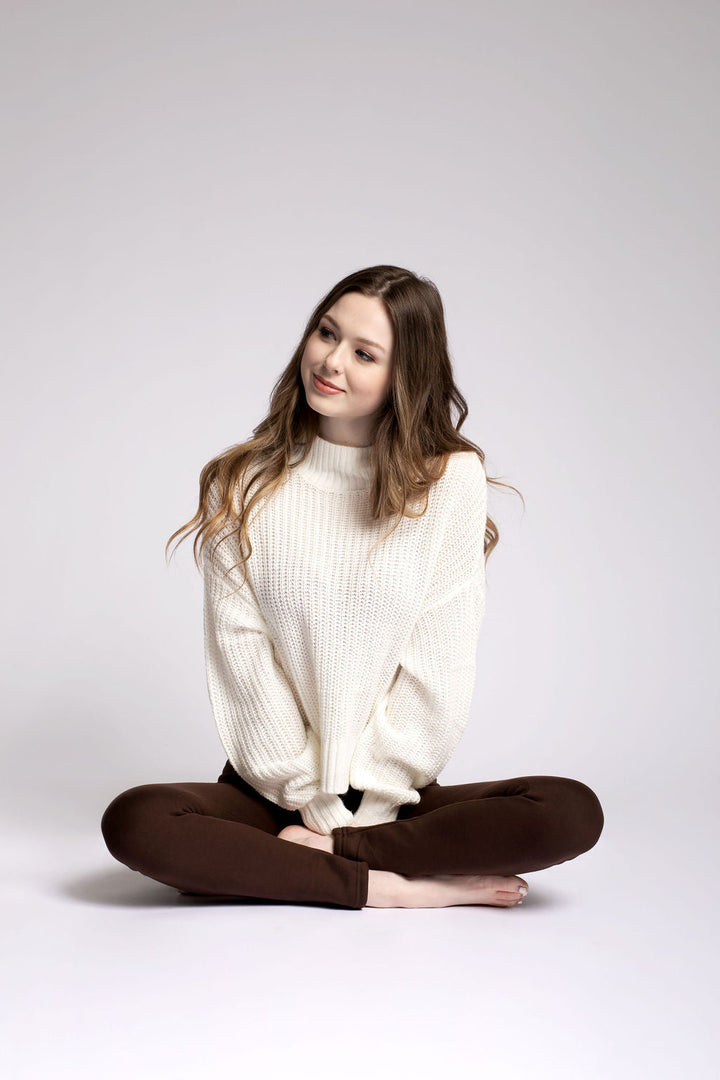 Brown - Cozy Lined Leggings