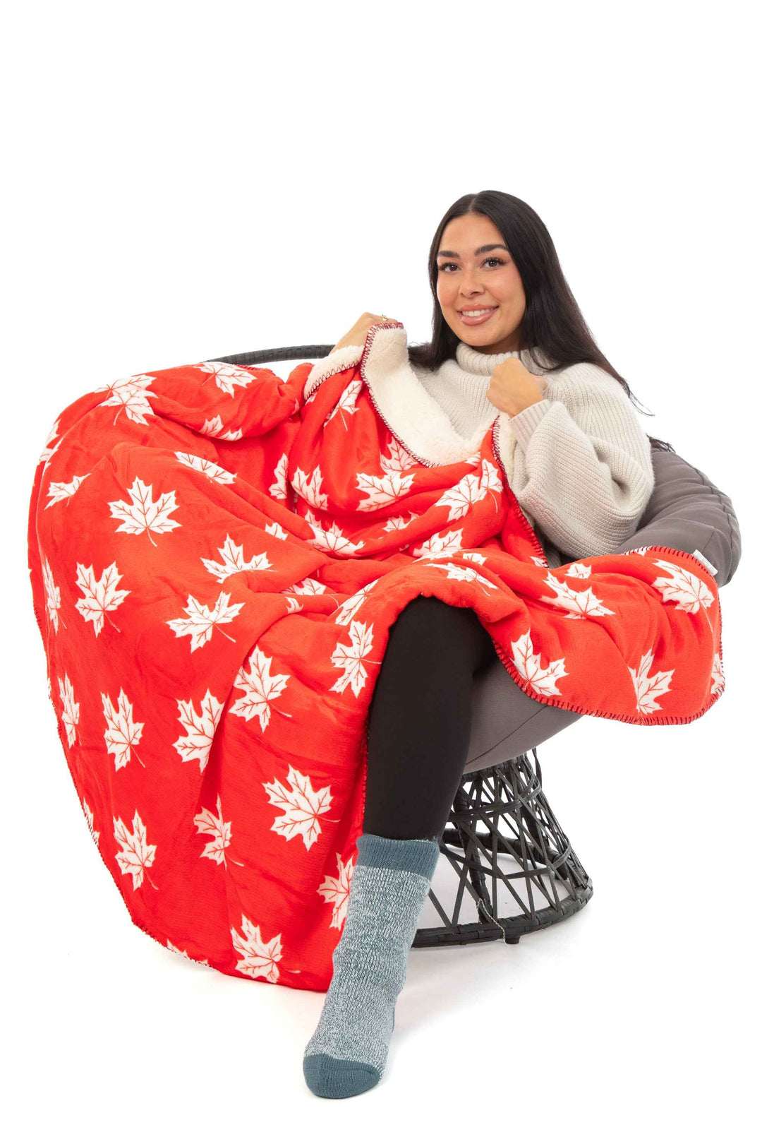 Maple Harvest - Sherpa Blanket