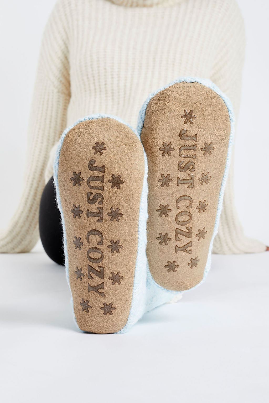 Baby Blue - Cozy Slipper Socks