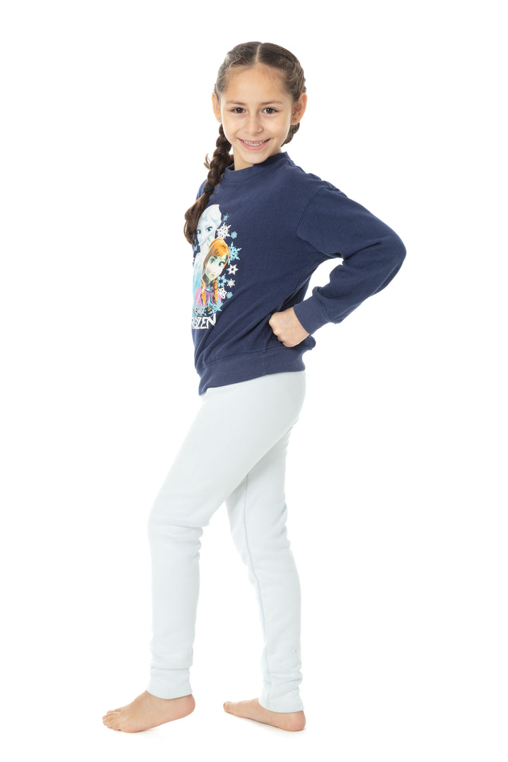 White Kid's - Cozy Lined Leggings