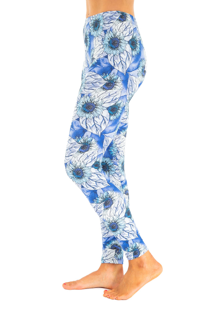 Blue Daisies - All Season Leggings