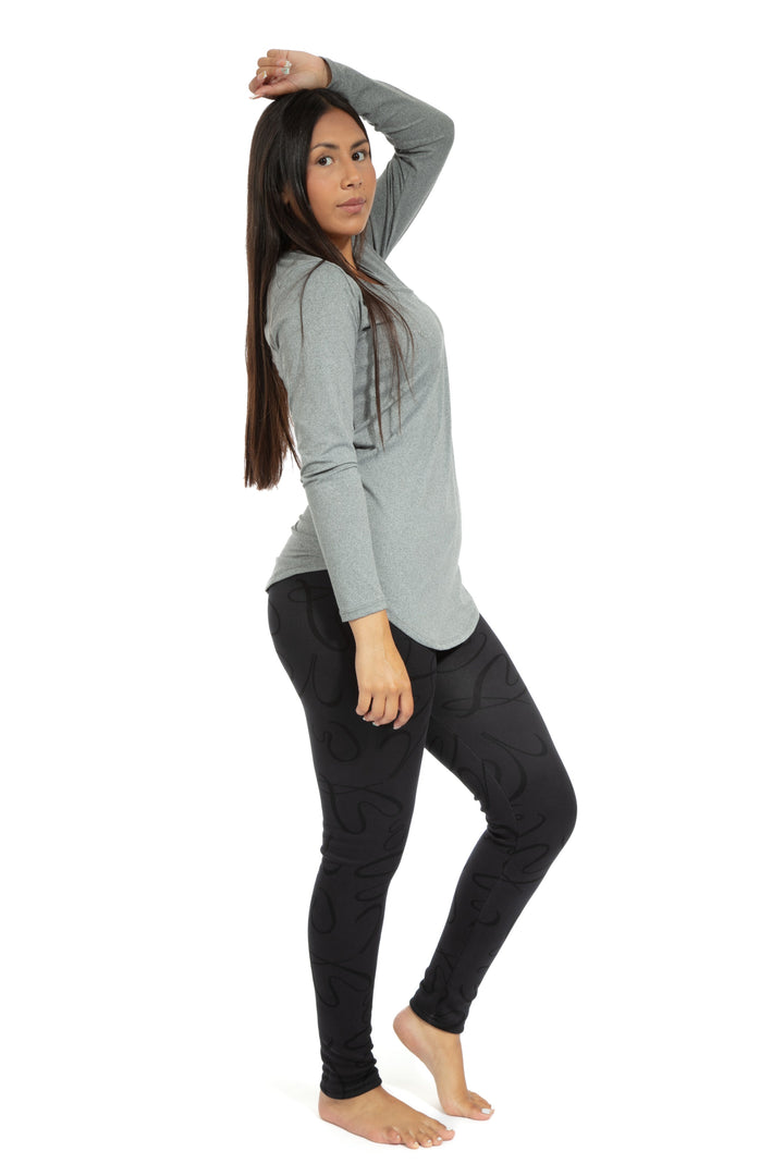 Lovely Charcoal - Cozy Lined Leggings