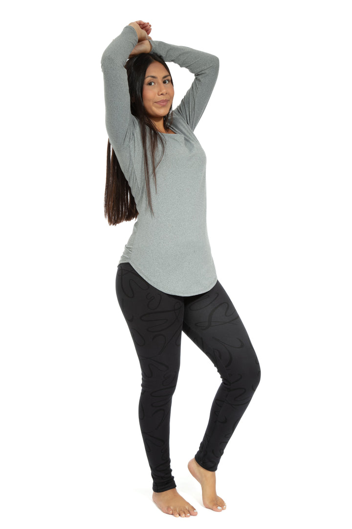 Lovely Charcoal - Cozy Lined Leggings