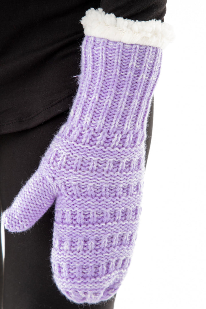 Light Purple - Cozy Lined Mittens
