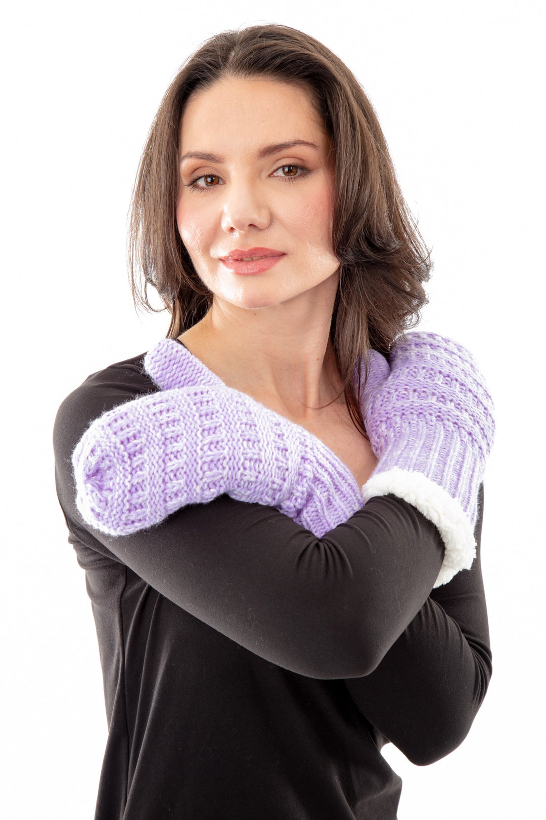 Light Purple - Cozy Lined Mittens