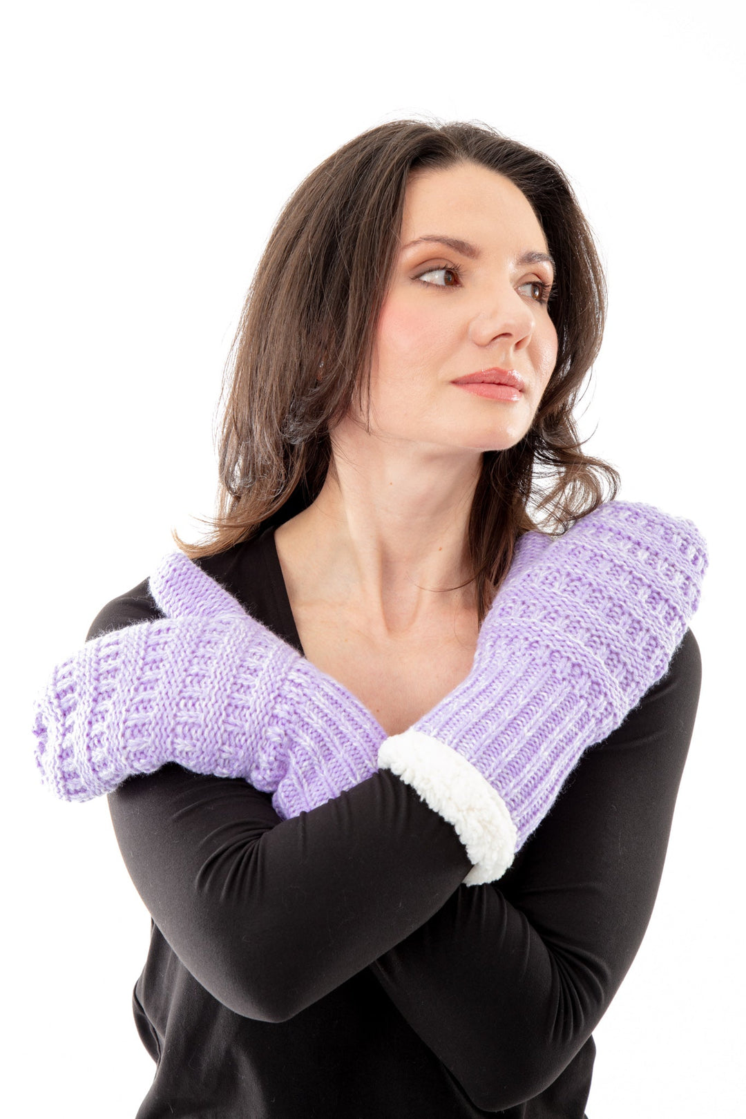 Light Purple - Cozy Lined Mittens