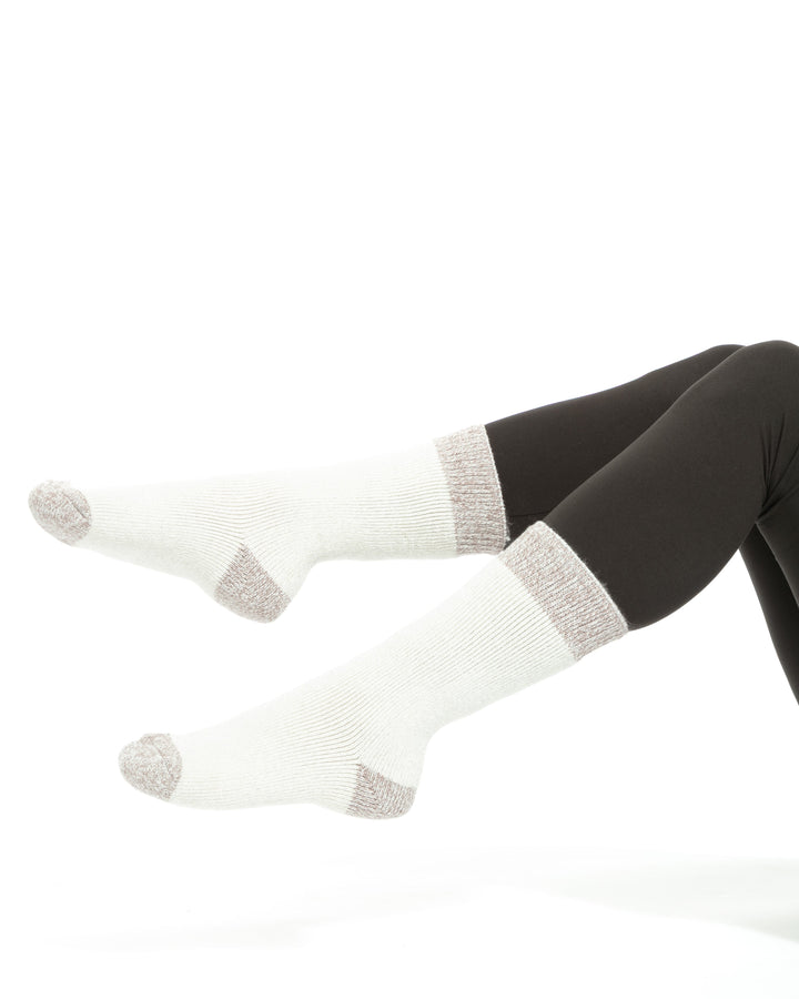 Walnut & Beige - Thermal Socks
