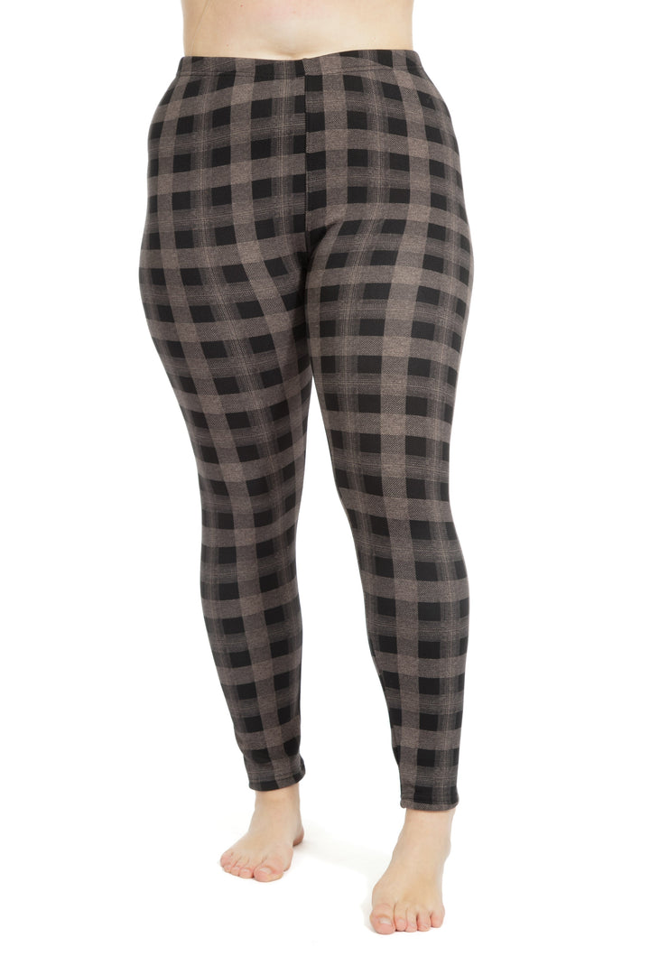 Irish Squares - Cozy Lined Leggings