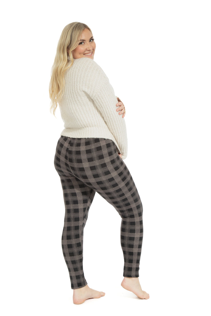 Irish Squares - Cozy Lined Leggings