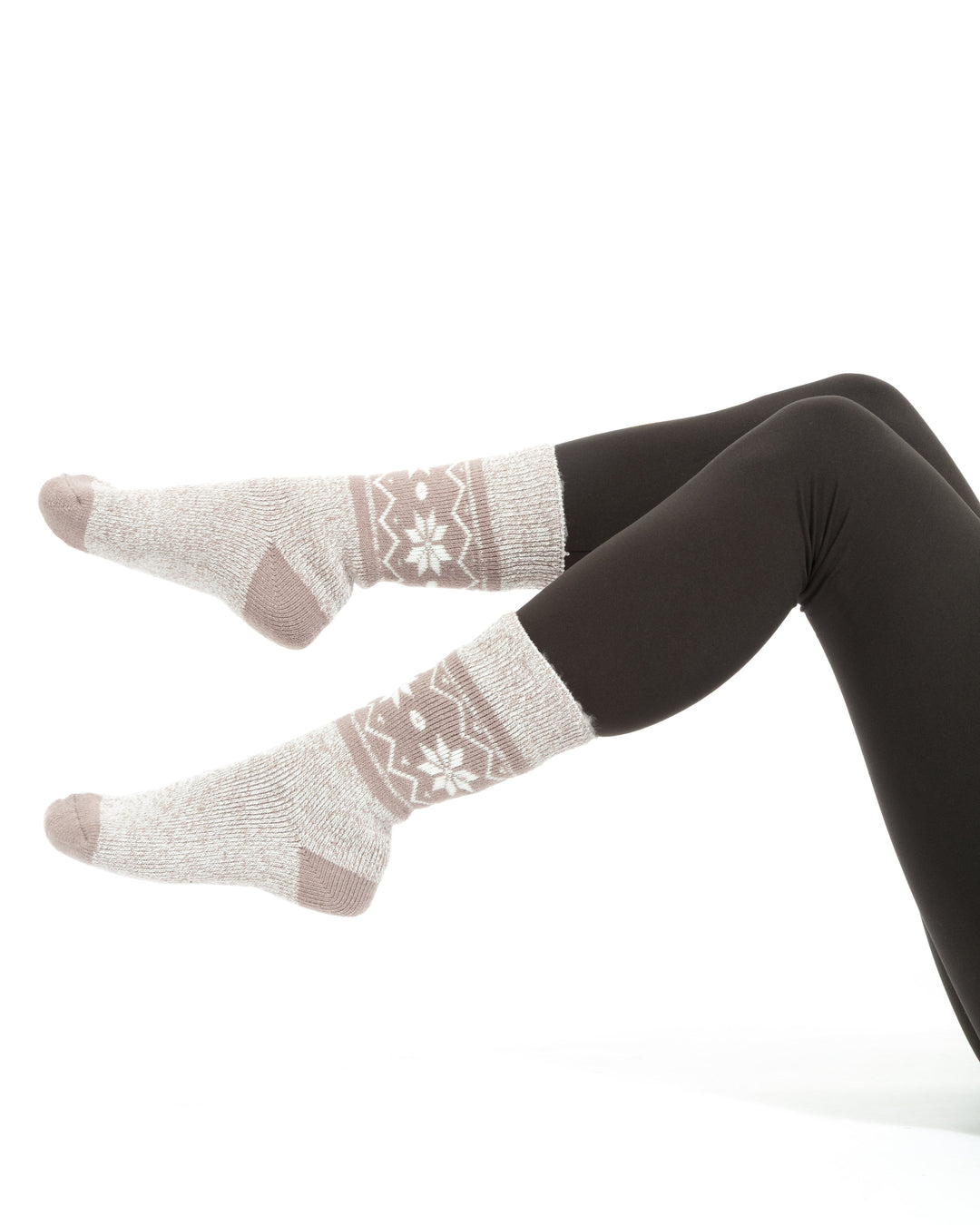 Walnut & Beige - Thermal Socks