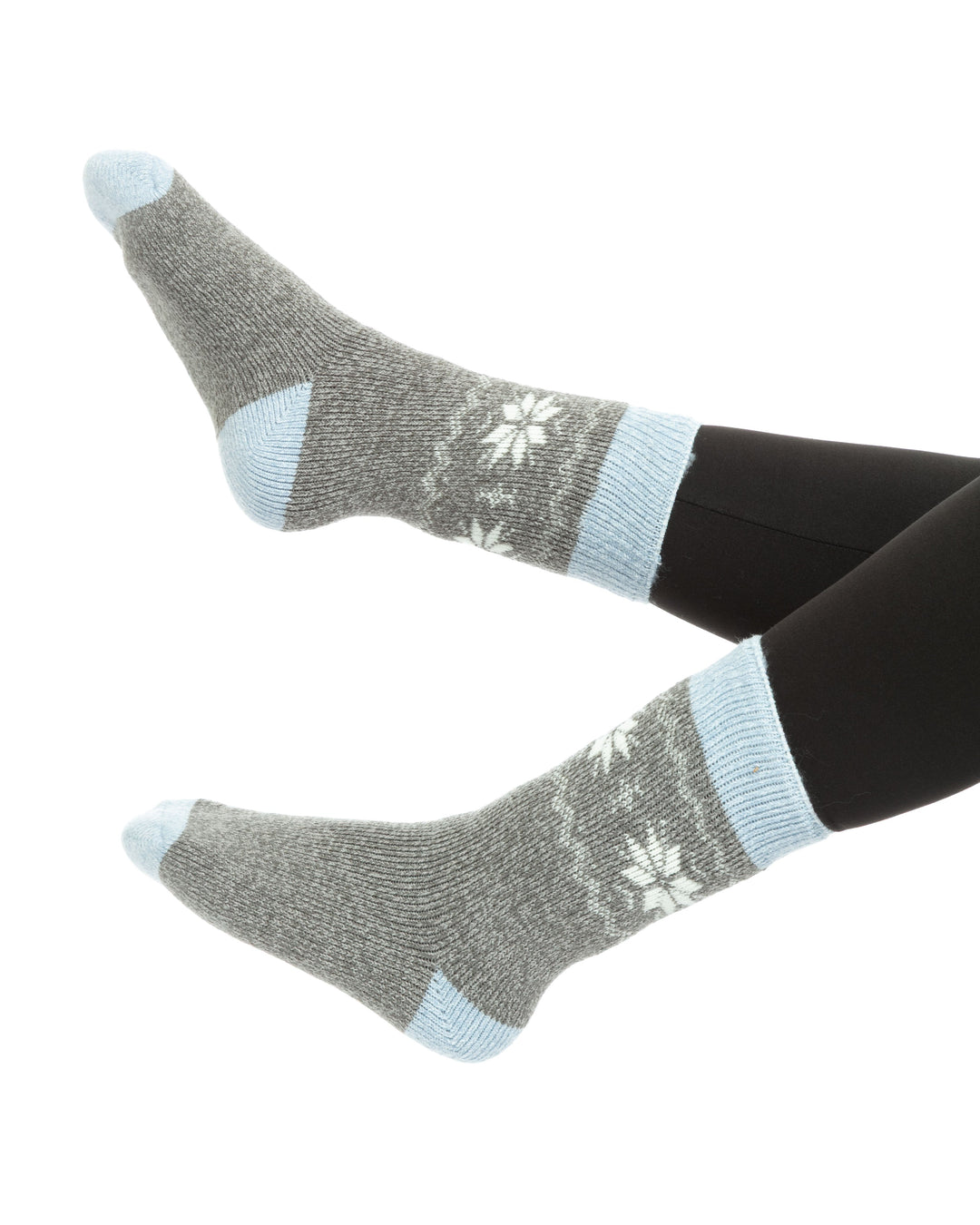 Grey & Blue - Thermal Socks