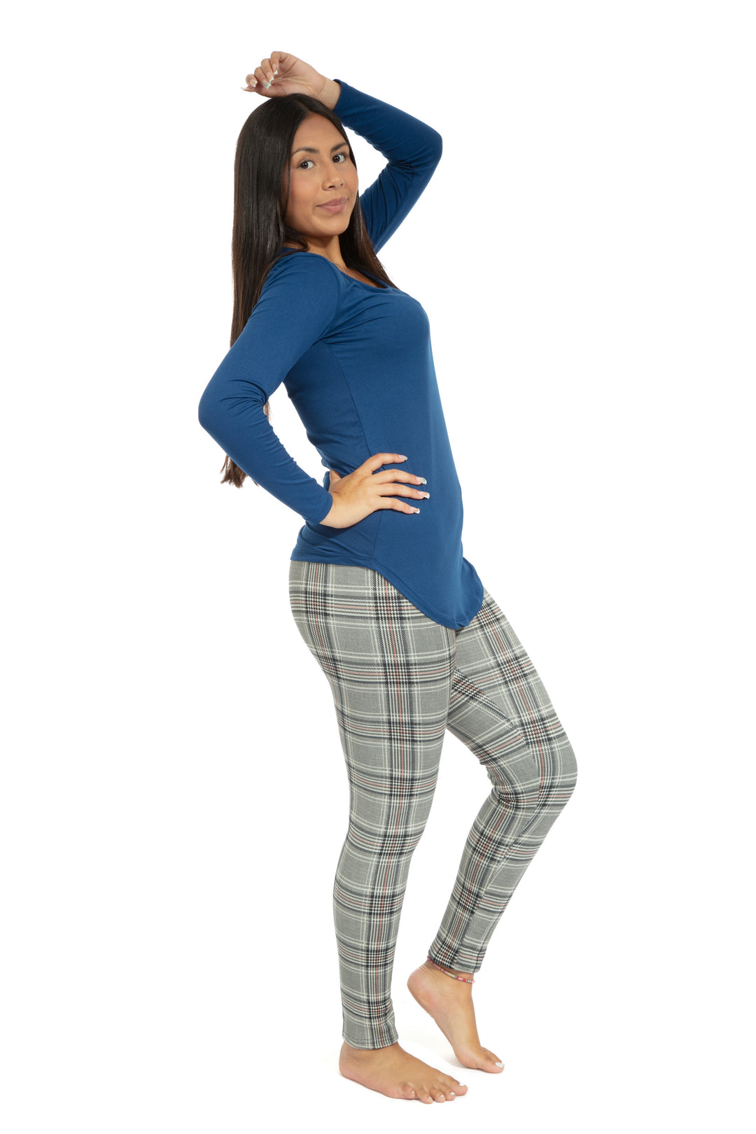 Glen Squares - Cozy Lined Leggings