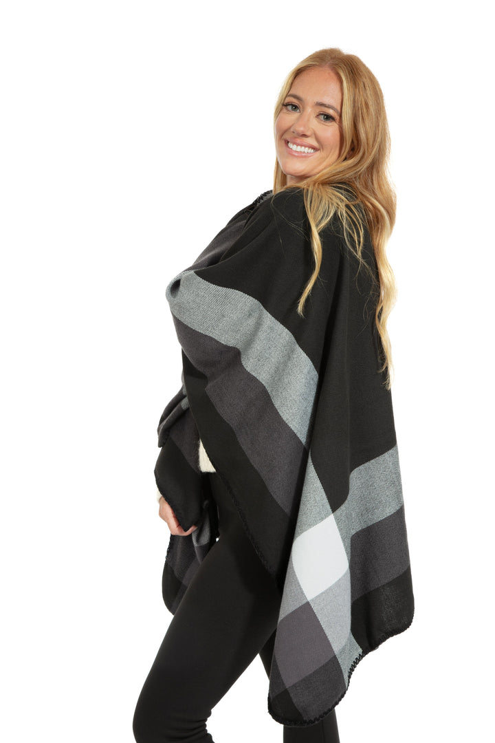 Glenys - Poncho Scarf