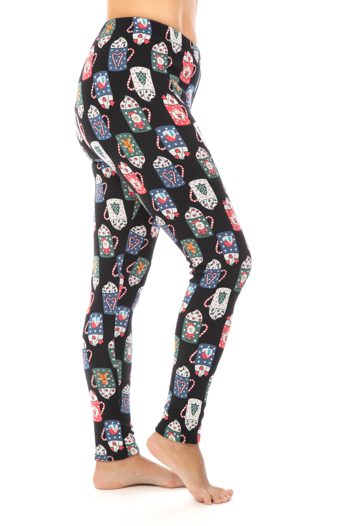 Sweet Mugs - Cozy Lined Leggings