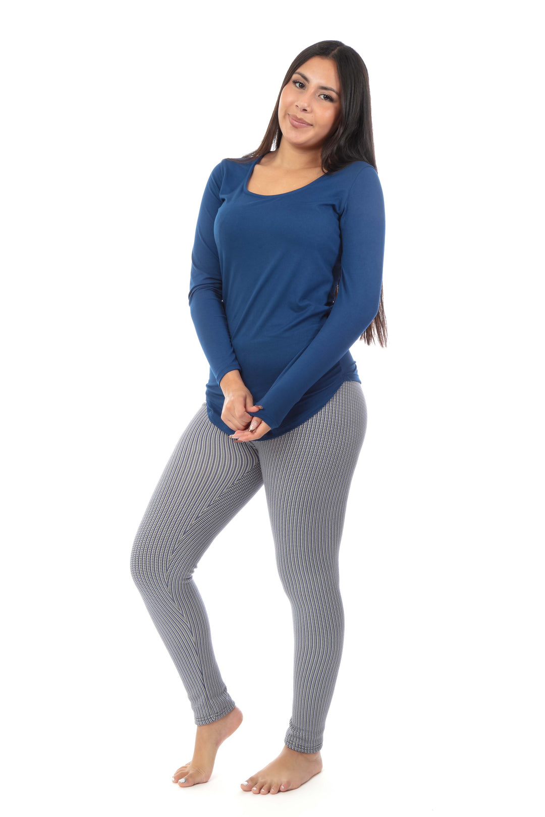 Little Houndstooth - Cozy Lined Leggings