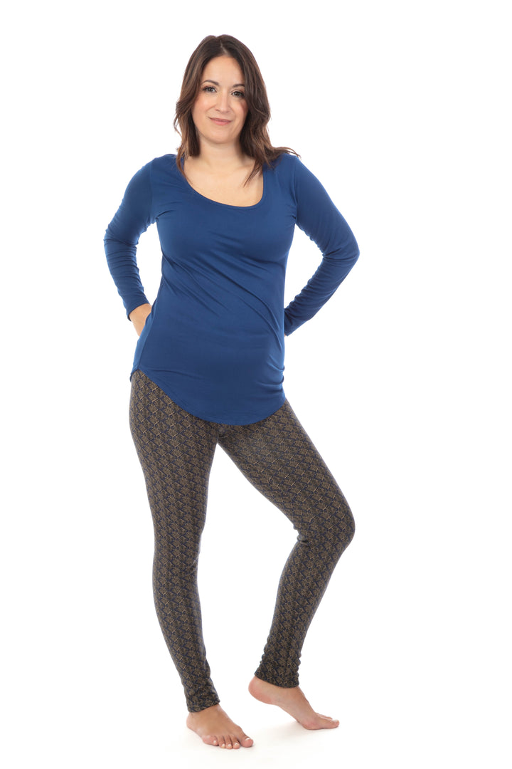 Brown Diamonds - Cozy Lined Leggings