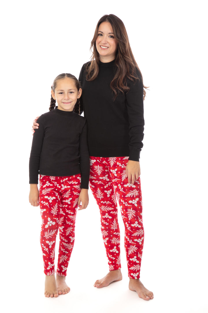 Red & White Xmas Kid's - Cozy Lined