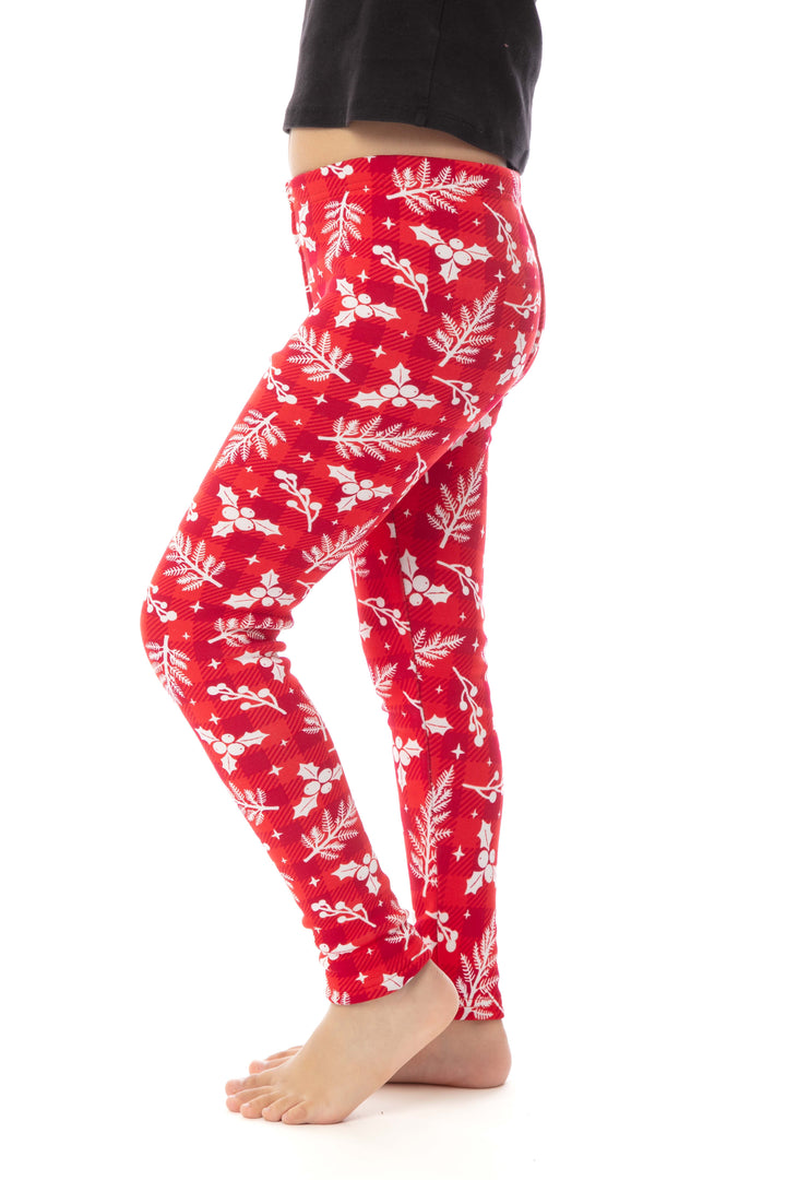 Red & White Xmas Kid's - Cozy Lined