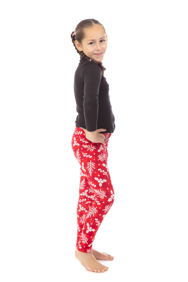 Red & White Xmas Kid's - Cozy Lined