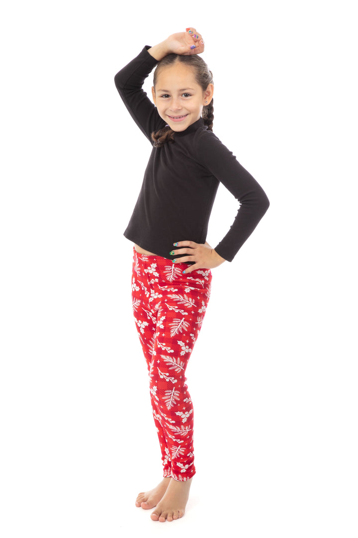 Red & White Xmas Kid's - Cozy Lined