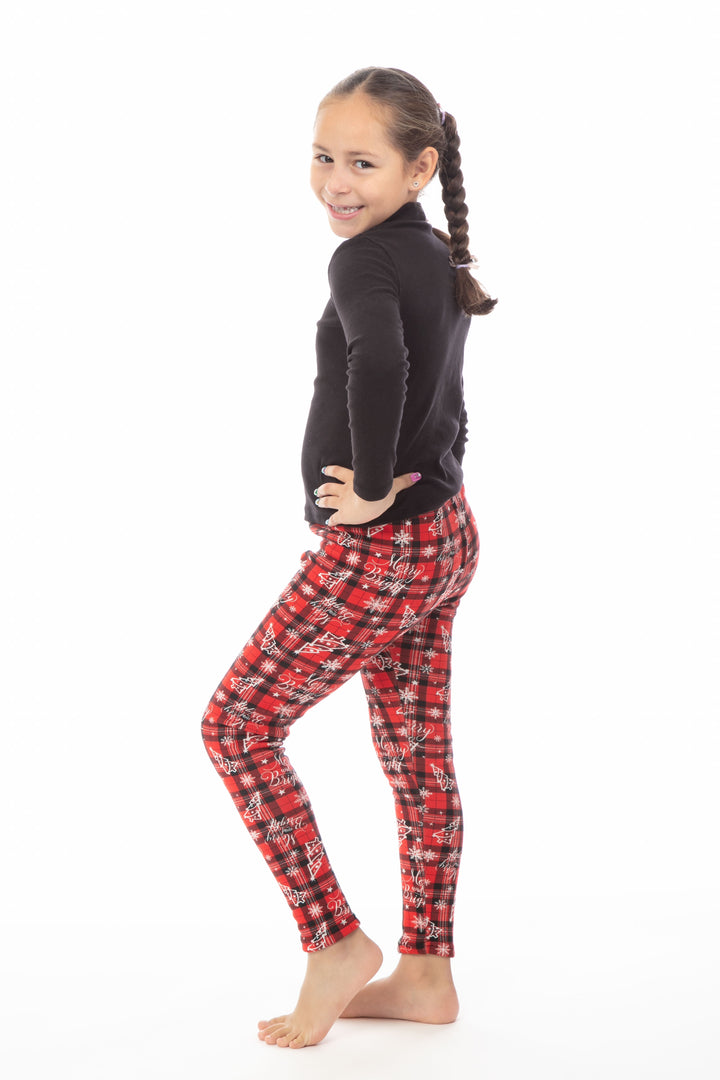 Christmas Plaid Kid's - Cozy Lined