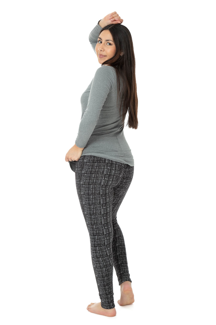 B&W Dream - Cozy Lined Leggings