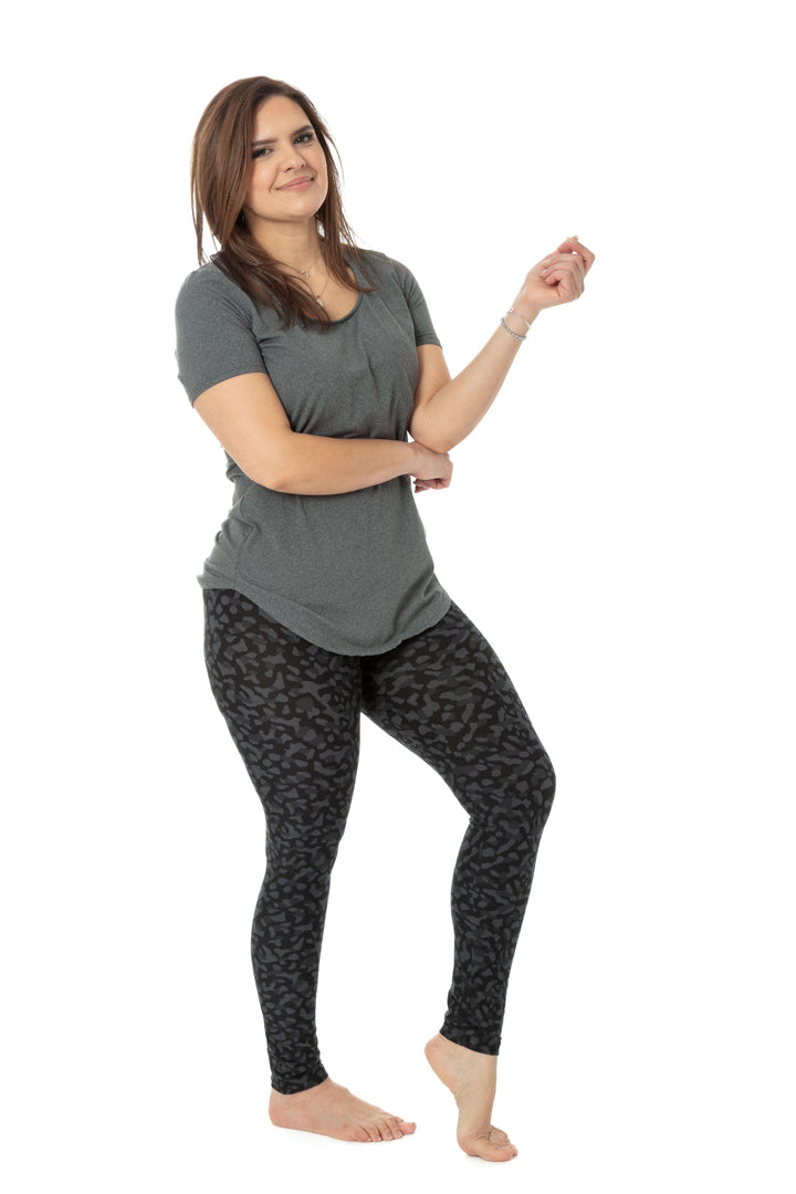Grey Cheetah - All Season Leggings
