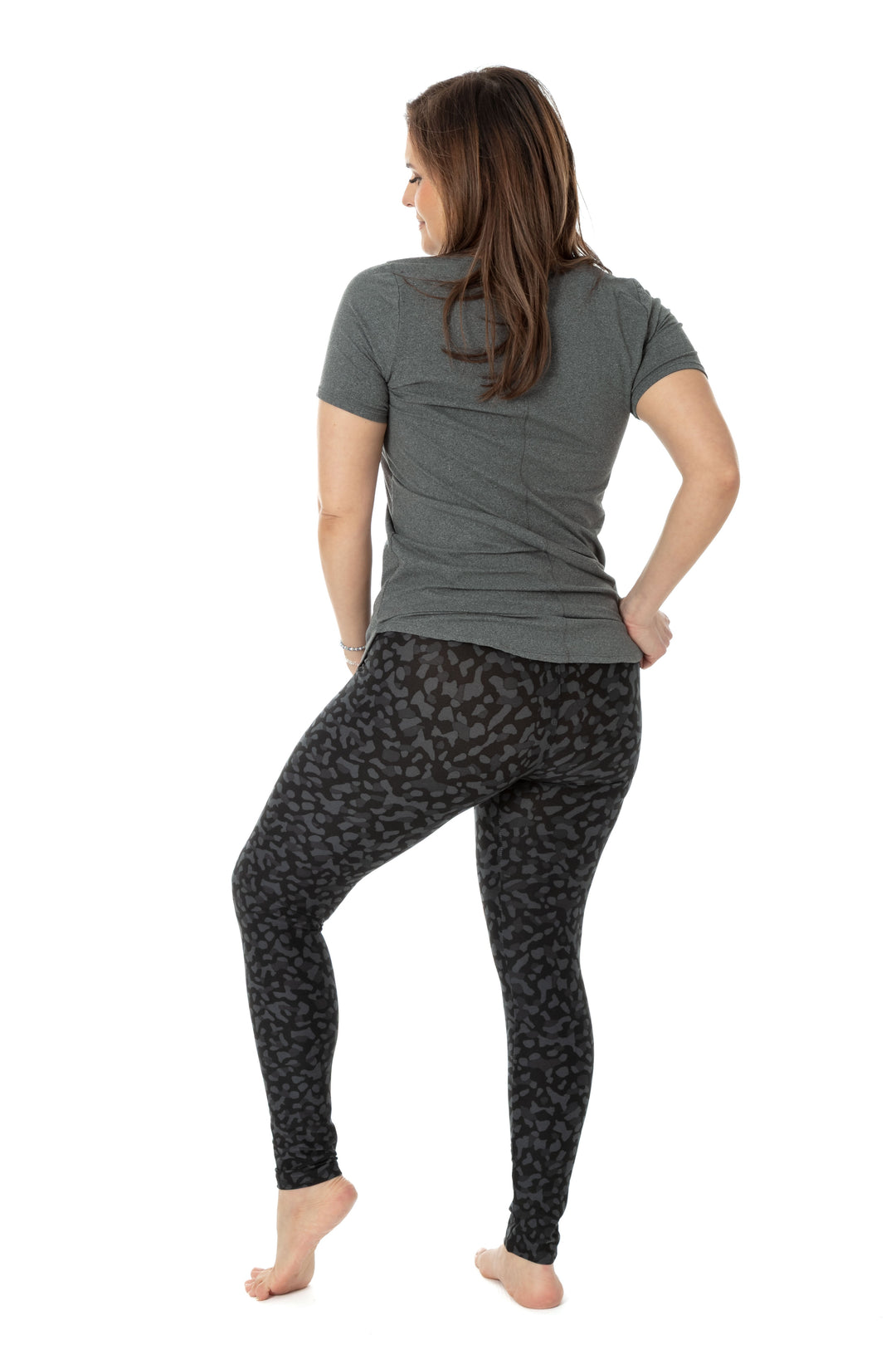 Grey Cheetah - All Season Leggings