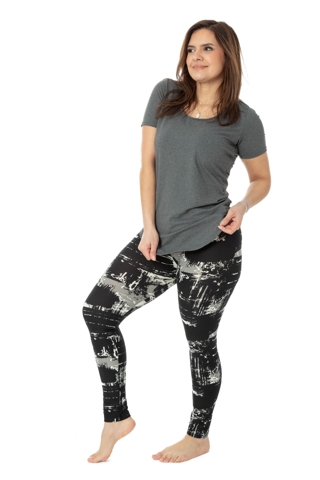 Black & Gray Design - All Season Leggings