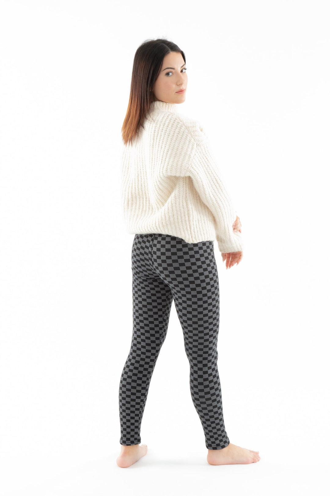 B&W Squares - Cozy Lined