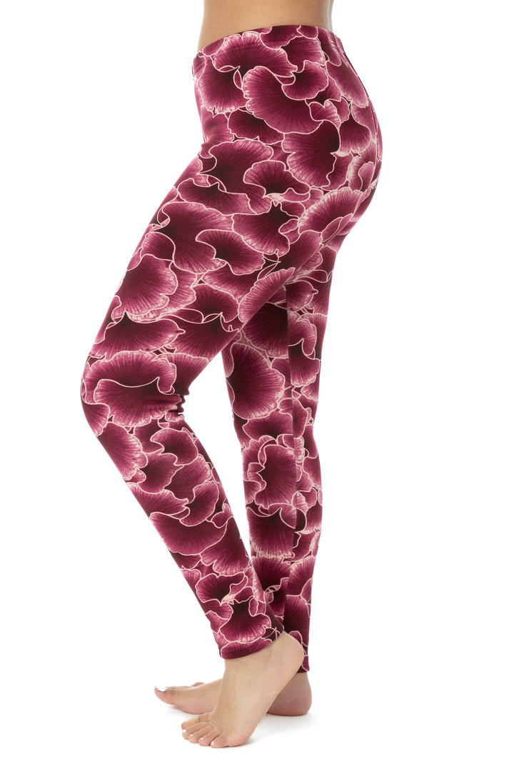 Berry Bloom - Cozy Lined Leggings