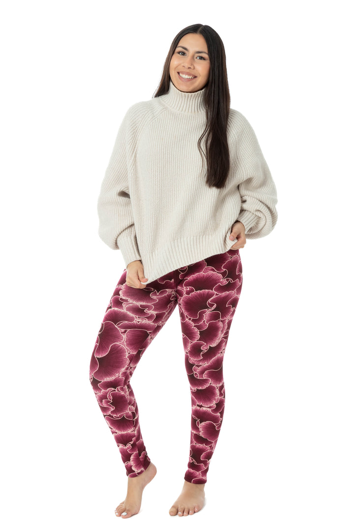 Berry Bloom - Cozy Lined Leggings