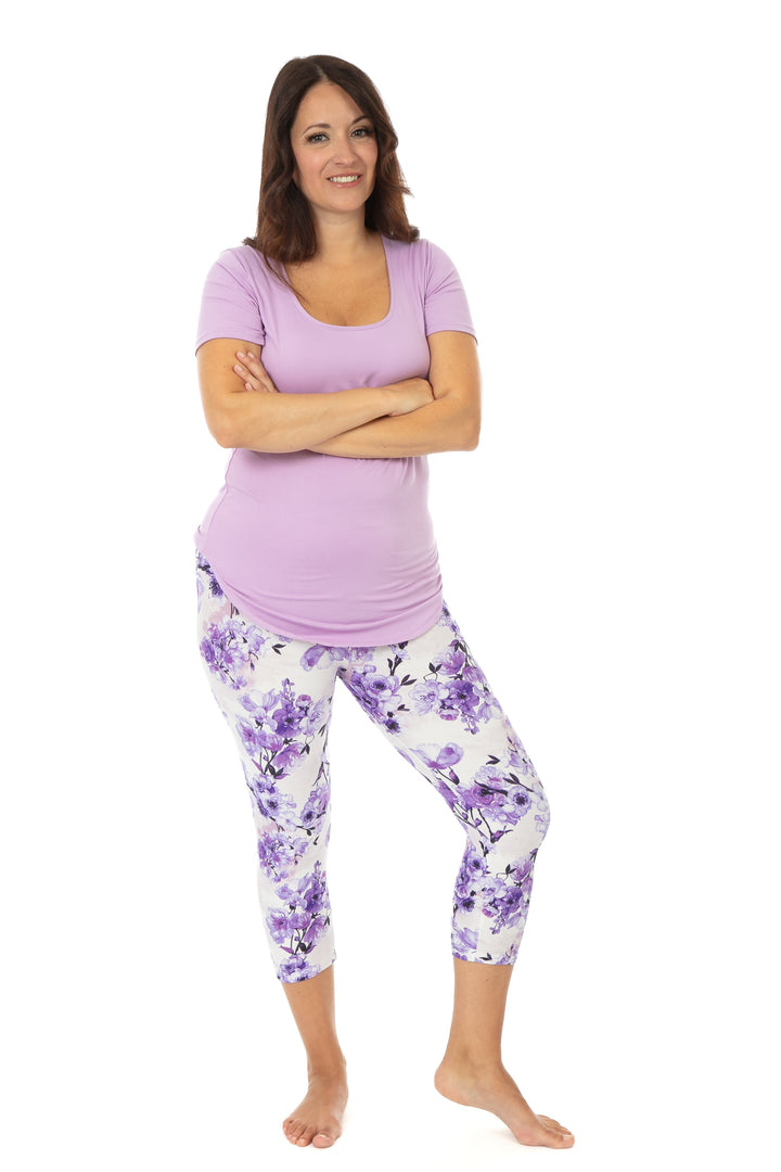 Lavender Bloom - Capris