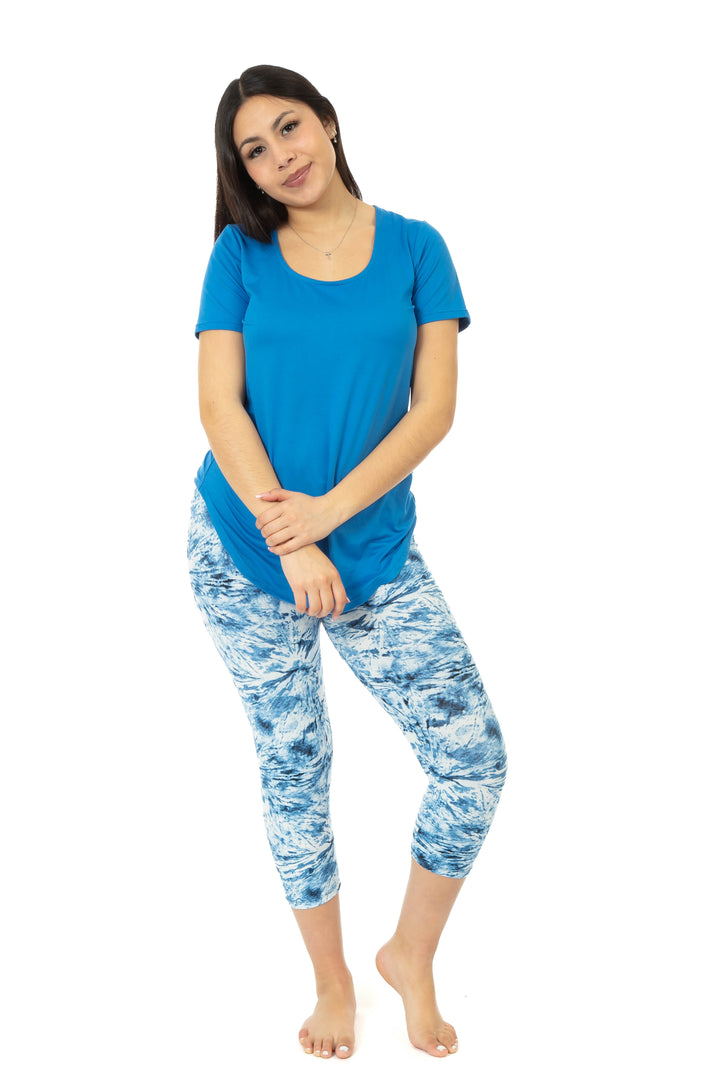 Indigo Splash - Capris
