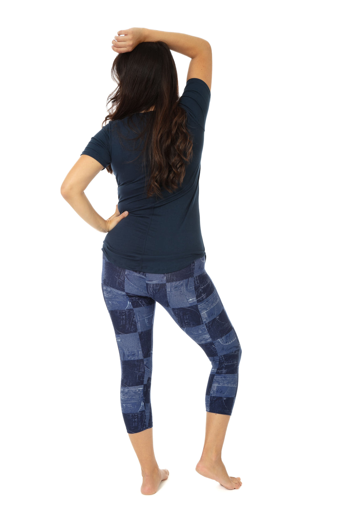 Denim Mosaic - Capris