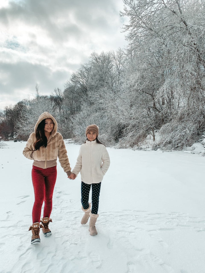 Burgundy - Cozy Lined Leggings